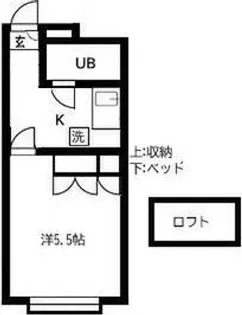 ベルピアドリーム上之手【2階】の間取り