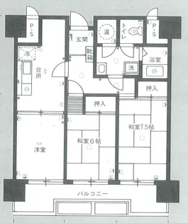 パレ菜園【7階】の間取り