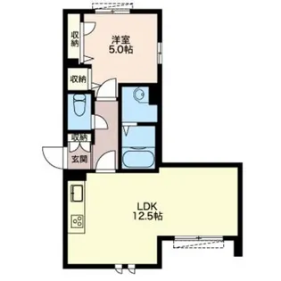 アポルテ【1階】の間取り