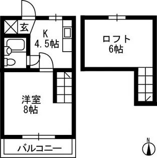 ローゼンクローネ【2階】の間取り