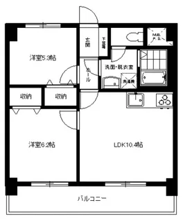 ネオグリーンヒルズ【4階】の間取り