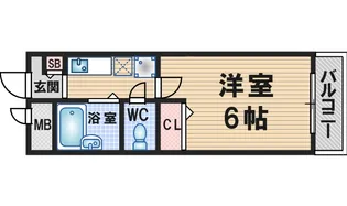 1Kの間取り画像