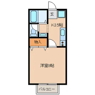 高橋コーポII【2階】の間取り