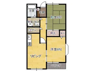 シェモア大泉【2階】の間取り