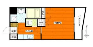 ドルチェ五日市中央【1階】の間取り