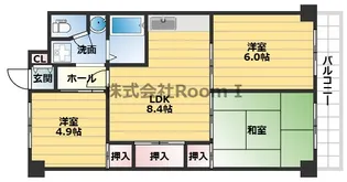 ヒルブリッジヒルNo.2【4階】の間取り