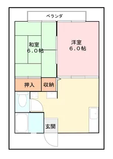 オリエントハイツ【1階】の間取り