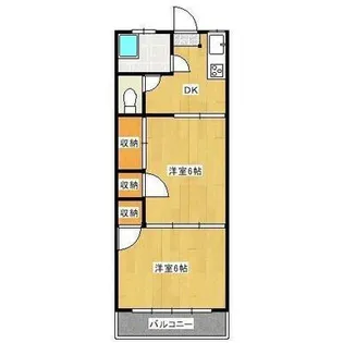 ハイツわかな【2階】の間取り