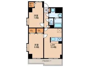 アリエスC・B【7階】の間取り