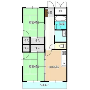フリッカー北上【2階】の間取り