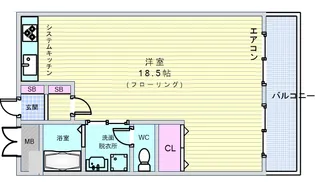 フェニックス豊中Ⅱ【2階】の間取り