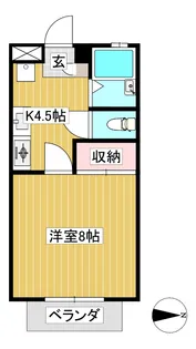 フィオーレ【1階】の間取り