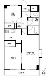 サニー市ヶ尾【4階】の間取り