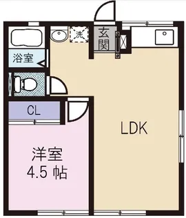静岡県浜松市中央区城北1【アパート】の間取り