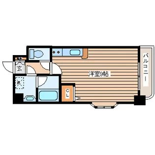 ラポール勾当台【6階】の間取り