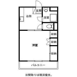 ことぶきコーポ【2階】の間取り