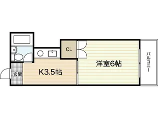 ヴィラ翠町【1階】の間取り
