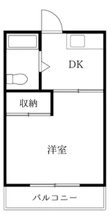 徳島県徳島市上助任町蛭子【マンション】の間取り