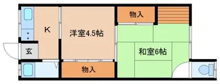 双葉荘【2階】の間取り