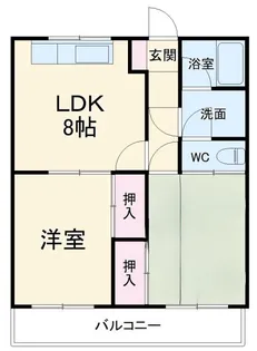 メゾンアサヒII【2階】の間取り