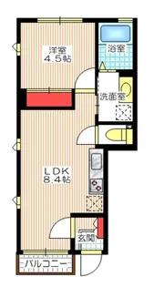 神奈川県横浜市鶴見区馬場1【アパート】の間取り