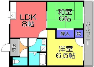 ヴィラサンシャワー【3階】の間取り