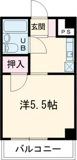 サンスクエアオオヤマ【2階】の間取り