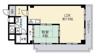 マンションジュエル【2階】の間取り