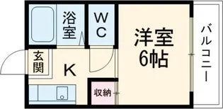 メゾン・ド・ルナール【1階】の間取り