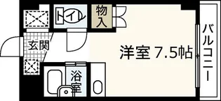 ラポール祇園【2階】の間取り