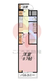ヒカルサ堺市文珠橋通I【3階】の間取り