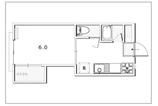 カレッジ浜【2階】の間取り