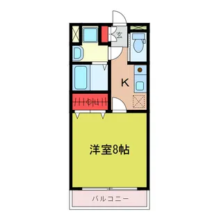 プランドール一番館【1階】の間取り