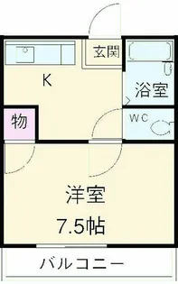 石井ハイツ【2階】の間取り