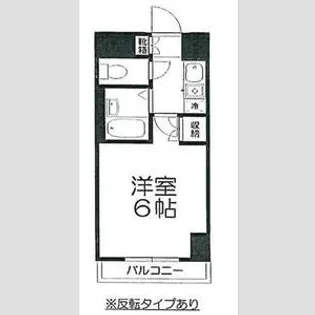 ステュディオ仙台【7階】の間取り