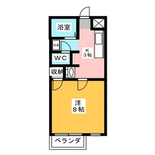朝日プラザ静岡古庄【4階】の間取り