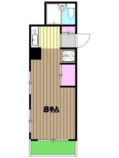 サンハイツ田辺【2階】の間取り