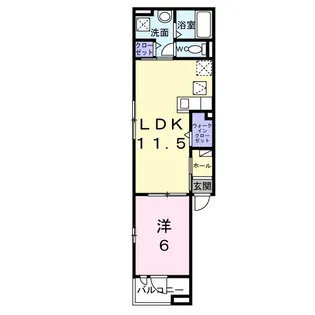 神奈川県小田原市飯泉【アパート】の間取り