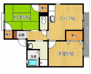 ミーツ・ハオス【1階】の間取り