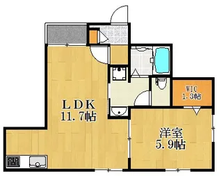 ヴェル・エール【1階】の間取り