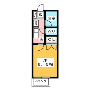 ハウス臼井II【2階】の間取り