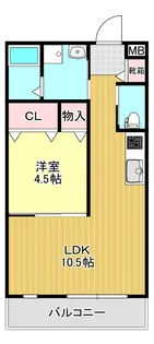 フォレストヒルズC【1階】の間取り