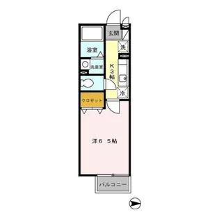 シーサイドコーポ辻堂【2階】の間取り