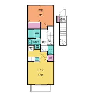 スイフヨウA【2階】の間取り
