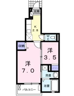 千葉県柏市しいの木台4【アパート】の間取り