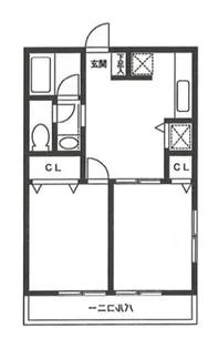 フォーレ高野台【2階】の間取り
