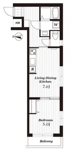 モン・シャトー永福町【1階】の間取り