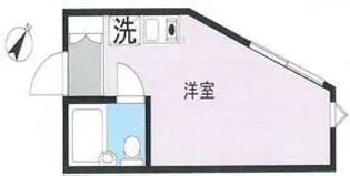 山野ハイツ【1階】の間取り