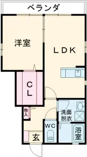 サンハイムT&K【1階】の間取り