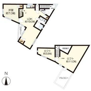 ラビリンスII【3階】の間取り